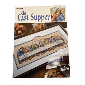 The Last Supper Cross Stitch Pattern Leisure Arts Leaflet 2768 Leonardo da Vinci